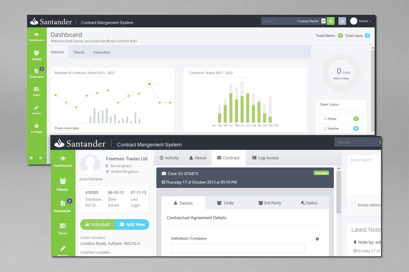 Contract management system case study