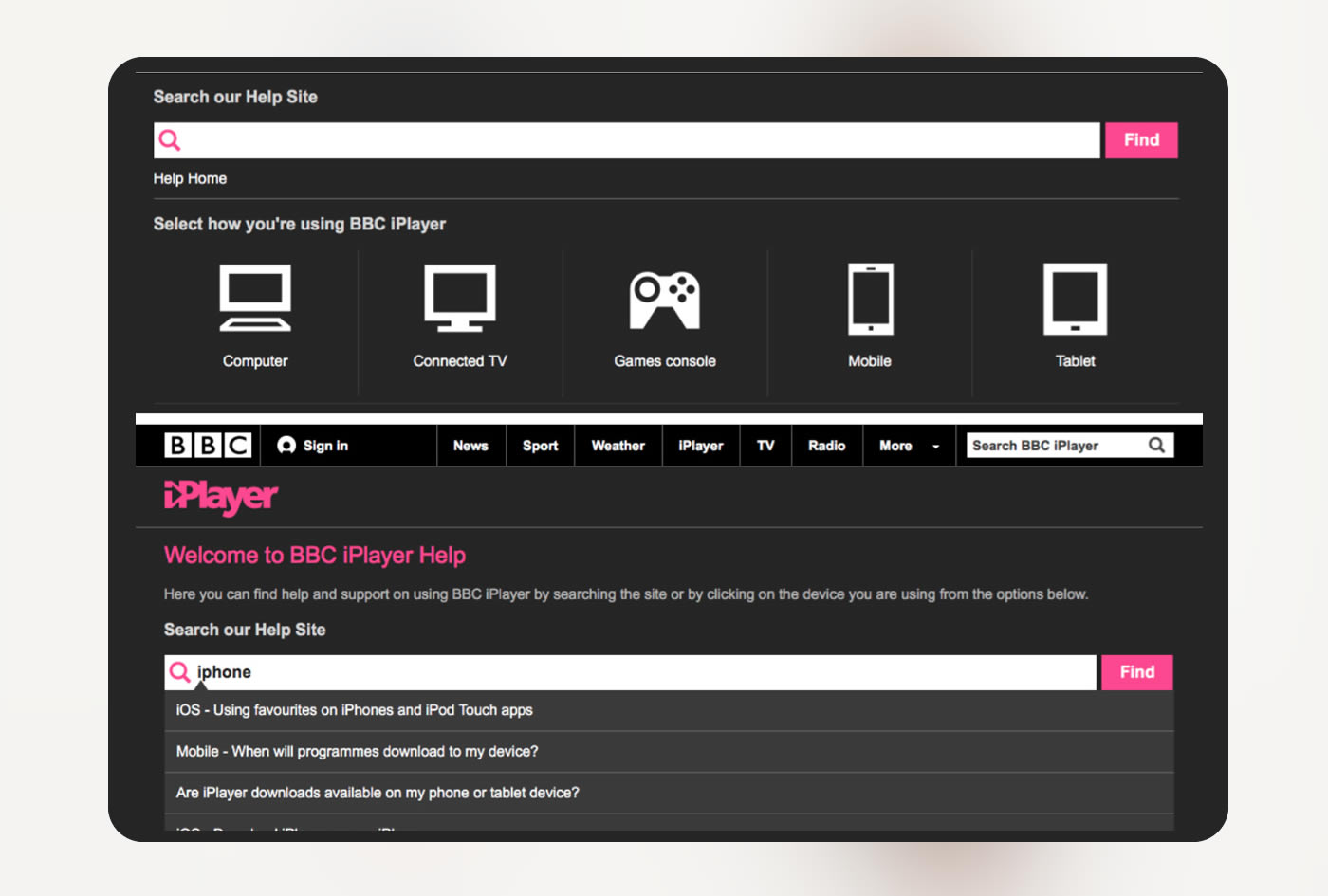 Customer self-resolution case study
